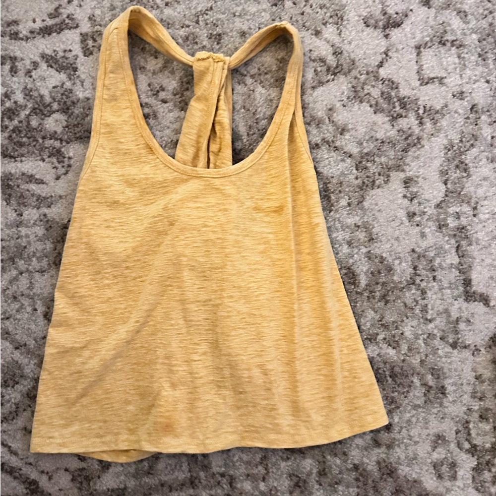 Yellow Sleeveless Women's Top
